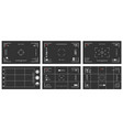 photo camera viewfinder screen overlay frame vector image vector image