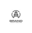 oil tower logo vector image