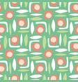 abstract shapes seamless retro pattern vector image