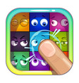 application store icon template vector image