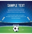 abstract sport soccer background with copy space vector image