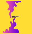 poster with dynamic waves vector image