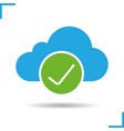 cloud storage icon vector image
