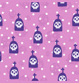 halloween pattern vector image