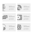 personal id card collection vector image