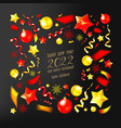 happy new year 2022 banner vector image vector image
