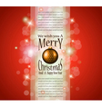 merry christmas vector image
