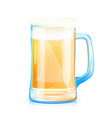 beer glass mug vector image