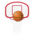basketball basket vector image