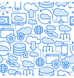 Colorful internet seamless pattern Royalty Free Vector Image