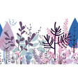 autumn seamless border vector image vector image