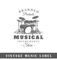 music label vector image