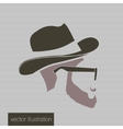 icon man in a headdress vector image vector image