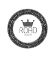 set of road blank retro vintage badges and labels vector image vector image
