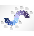 infographics design and marketing icons can vector image