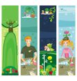 flower shop banners vector image