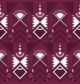 pattern for banner color flag qatar vector image