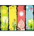easter banners vector image vector image