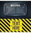 danger tech abstract background concept vector image vector image