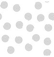 seamless pattern of random spirals abstract vector image