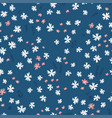 cute hand drawn floral seamless pattern lovely vector image vector image