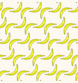 seamless pattern with bananas tropical vector image