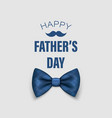 bow tie for father s day design 3d vector image