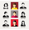 user icons vector image