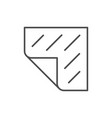 fabric material line outline icon vector image