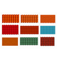 roof tiles texture backgrounds house rooftops vector image