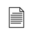 document icon paper vector image