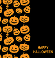 pumpkin vert black vector image