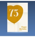 happy birthday poster vector image