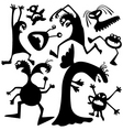 monsters vector image