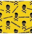 danger zone seamless pattern vector image