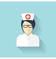 flat medical doctor icon account profile avatar vector image