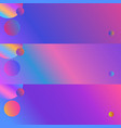 Set Gradient Backgrounds Neon Color Royalty Free Vector