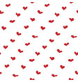 valentines day background simple hearts seamless vector image vector image