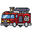 fire truck vector image vector image