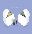 3d isometric flat conceptual vector image