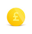 3d realistic gold coins set on white in different vector image vector image