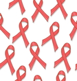 support ribbon pattern vector image
