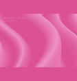 abstract pink smooth flying silk template vector image