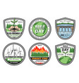 earth environment and ecology icons vector image vector image