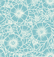 daisy doodle pattern vector image vector image