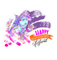 happy janmashtami festival artwork design vector image