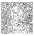 panda bear vector image