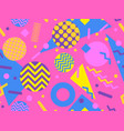 seamless pattern with geometric shapes vector image