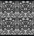 lace seamless pattern with flowers vector image vector image