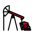 oil pump icon vector image